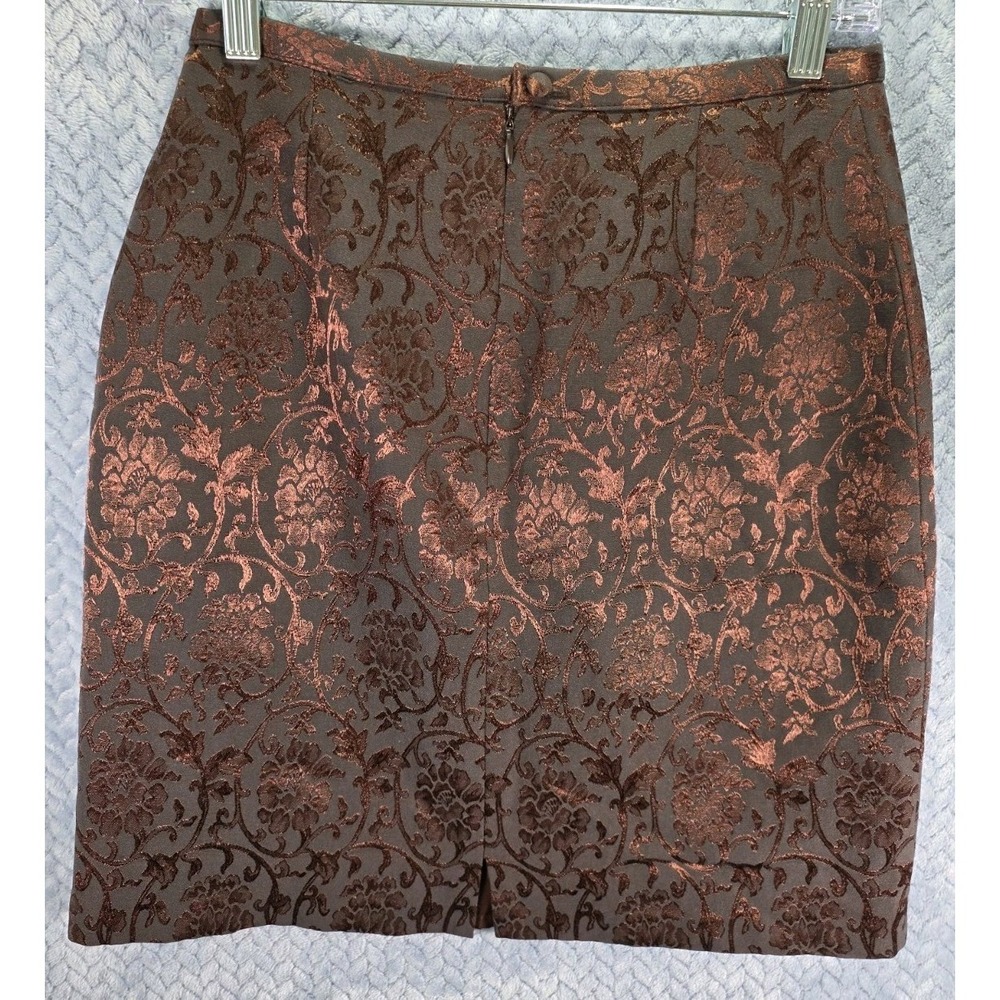 Astuces French Boutique Floral Jacquard Textured Skirt Womens France Size 1 (XS) - Picture 5 of 10